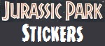 Jurassic Park Collector Card Stickers